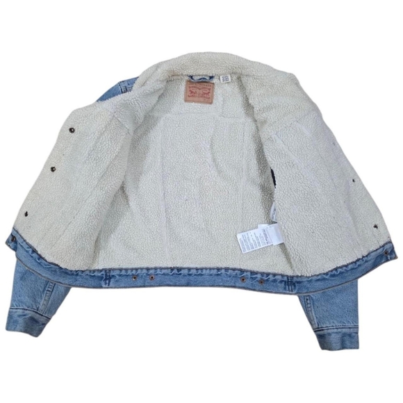 Levi Strauss & Co. Sherpa Trucker Jean Jacket - Picture 4 of 5